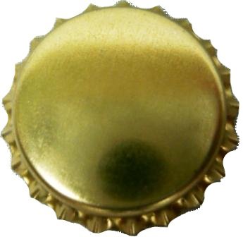 Bottle Caps Gold 200