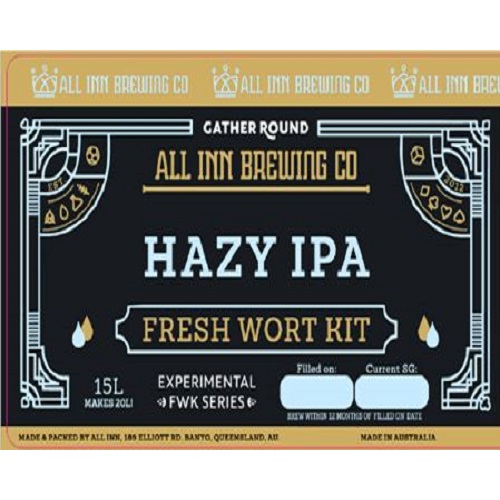 Fresh Wort Kit - Hazy IPA (All Inn Brewing Co) 8
