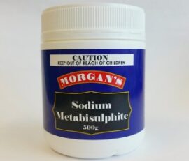 Sodium Metabisulphite 500g - Morgans 1