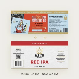 Fresh Wort Kit - Red IPA (All Inn Brewing Co) 1