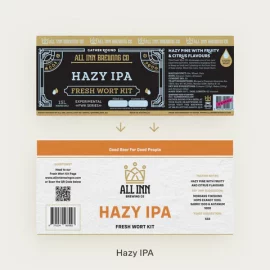 Fresh Wort Kit - Hazy IPA (All Inn Brewing Co) 1