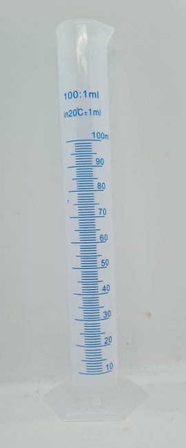 100 ml Test Tube with base and measure 1