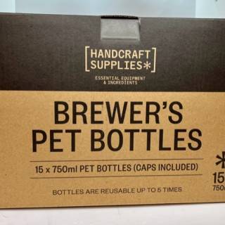 PET Bottles 15 x 750ml - Handcraft Supplies.