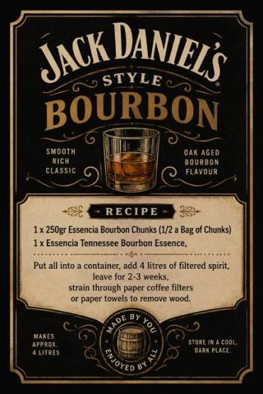 Recipe Packs - Jack Daniels style Bourbon