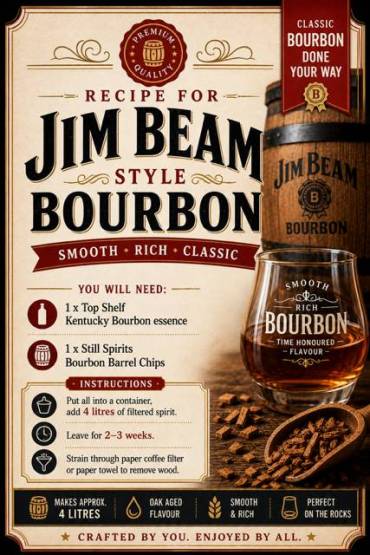 Recipe Pack - Jim Beam style Bourbon.
