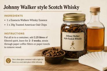 Recipe Packs - Johnny Walker style Scotch Whisky