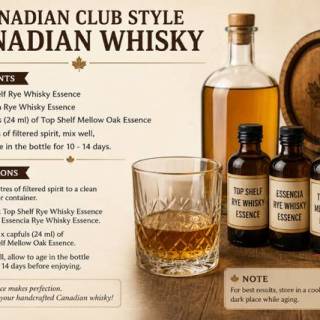 Canadian Club style Whisky Recipe Pack