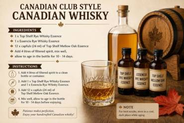 Canadian Club style Whisky Recipe Pack