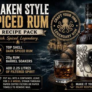 Kraken Style Spiced Rum Recipe Pack
