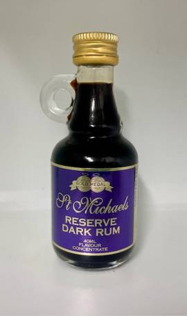 St Michaels Reserve dark rum - Gold Medal 1