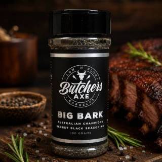 Butchers Axe Barbecue - Big Bark 190g - Black Seasoning