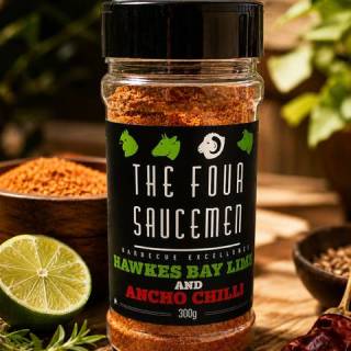 The Four Sauceman - New Hawkes Bay Lime And Ancho Chilli  300g