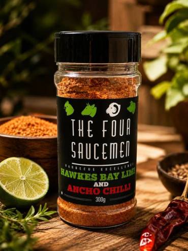 The Four Sauceman - New Hawkes Bay Lime And Ancho Chilli 300g