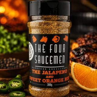The Four Sauceman - The Jalapeño and Sweet Orange Rub 300g