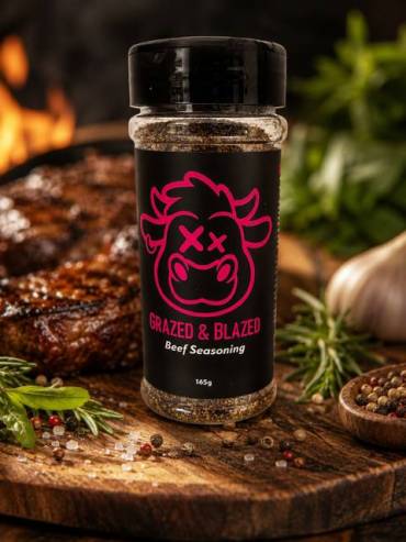 Booma's BBQ - Grazed And Blazed 165g - Beef Seasoning