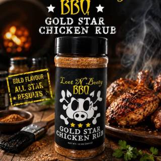 Loot N’ Booty BBQ Gold Star Chicken Rub 369g