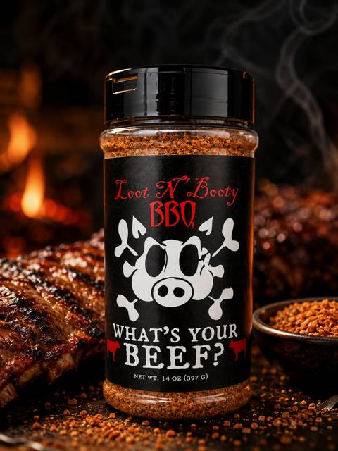 Loot N’ Booty BBQ What's Your Beef? Rub 397g 1 Loot N’ Booty BBQ What's Your Beef? Rub 397g