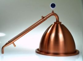 Alembic Dome Copper Pot Condenser Only 1
