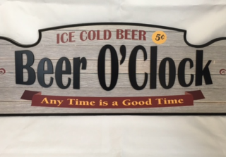 Wall Hanger - 'Beer O'clock'