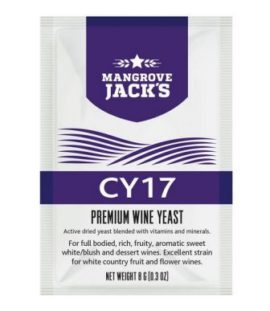 CY17 Wine Yeast 8g – Mangrove Jacks 1