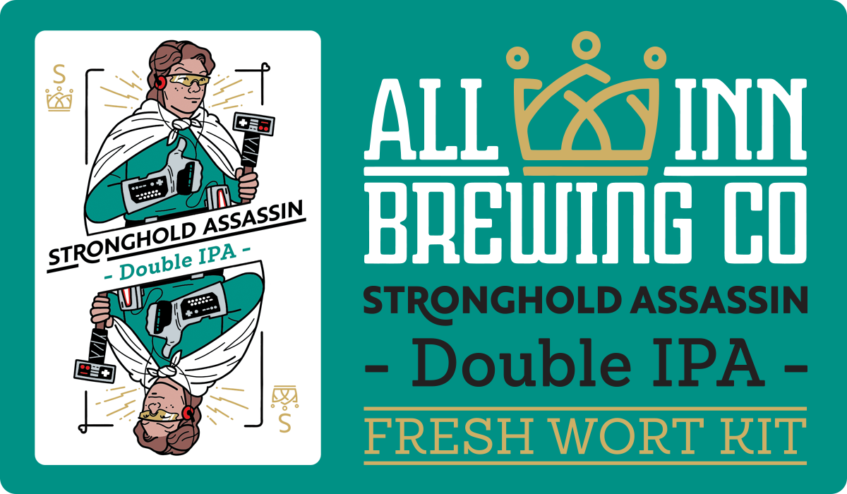 Fresh Wort Kit - Stronghold Assassin Double IPA (All Inn Brewing Co) 8