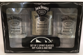 Jack Daniels Gift Pack - Spirit Glass/Flask/Bar Mat 1