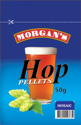Mosaic Hop Pellets 50g - Morgans 1