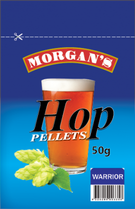 Warrior Hop Pellets 50g - Morgans 1
