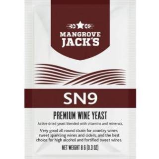 SN9 Wine Yeast 8g - Mangrove Jacks (General Purpose Yeast)
