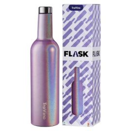 TraVino Insulated Wine Flask Ultra Violet- 750ml 1