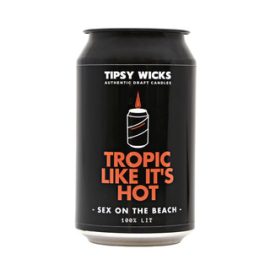 Tipsy Wicks Alcohol Scented Candle - Tropic Like it's Hotel (Sex on the Beach) 1