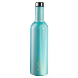 TraVino Insulated Wine Flask Aqua Mist- 750ml 1