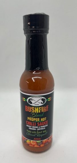 Bushfire Blend Proper Hot Chilli Sauce - 150ml. 1